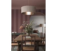 Superfresco Easy Regent Stripe Thistle Wallpaper | Paste The Wall | Purple Stripes | Eco-Friendly