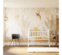 Superfresco Easy Roarsome Natural Print To Order Fixed Size Mural in Beige Superfresco Easy Beige