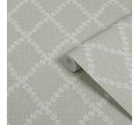 Superfresco Easy Sage Geometric Patterned Smooth Wallpaper