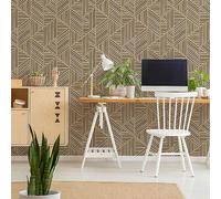 Superfresco Easy Scandi Slat Panel Natural Wood Wallpaper Natural