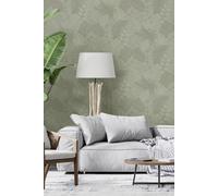 SUPERFRESCO EASY SCATTERED LEAVES SAGE GREEN WALLPAPER, Green