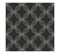 Superfresco Easy Serpentine Geometric Black Wallpaper | Paste the Wall | Black Geometric| Eco-Friendly