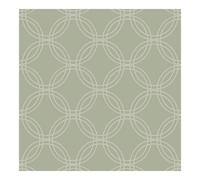 Superfresco Easy Serpentine Geometric Sage Wallpaper | Paste the Wall | Green Geometric | Eco-Friendly