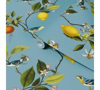 Superfresco Easy Sicilian Blue Trail Smooth Wallpaper