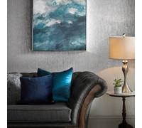 Superfresco Easy Silver Molten Textured Metallic Wallpaper Silver