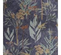 Superfresco Easy Solstice Navy Copper Floral Wallpaper | Paste The Wall |Navy & Copper Floral | Eco-Friendly