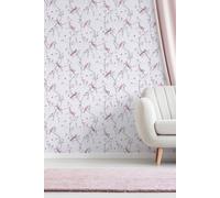 SUPERFRESCO EASY SFE SONGBIRD LILAC WALLPAPER, Purple