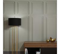 Superfresco Easy Stately Panel Grey Print To Order 3m x 2.8m Mural | Wallpaper Roll