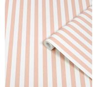 Superfresco Easy Superfresco Pink & White Stripe Classic Smooth Wallpaper