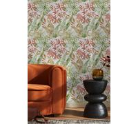 Superfresco Easy Temptation Sunrise Wallpaper | Paste the Wall | Orange Leaves | Eco-friendly