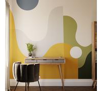 Superfresco Easy The Wave Yellow Print To Order Fixed Size Mural Superfresco Easy Yellow
