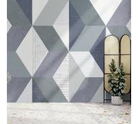 Superfresco Easy Tribal Geo Navy Print To Order Fixed Size Mural | Wallpaper Roll