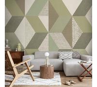 Superfresco Easy Tribal Geo Sage Print To Order Fixed Size Mural | Wallpaper Roll