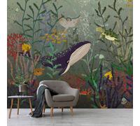 Superfresco Easy Under The Sea Blue Print To Order 3M X 2.8M Mural | Wallpaper Roll Blue