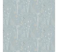 Superfresco Easy Duck Egg Metallic Organics Floral Wallpaper