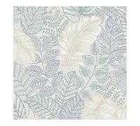 Superfresco Easy Wallpaper Scattered Leaves Floral Duck Egg Blue