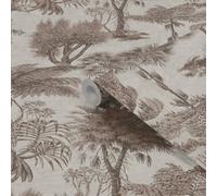 Superfresco Easy Wanderlust Natural Metallic Effect Tropical Plains Smooth Wallpaper