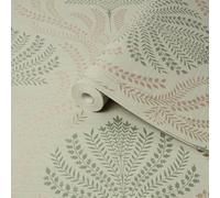 Superfresco Easy Whispy Sage Damask Smooth Wallpaper