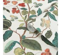 Superfresco Easy White Botanical Contemporary Textured Wallpaper