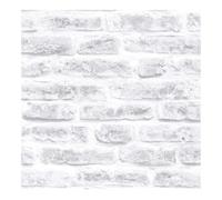 Superfresco Easy White Brick Wall 3D Effect Wallpaper | Paste the Wall | White Trees |Eco-Friendly