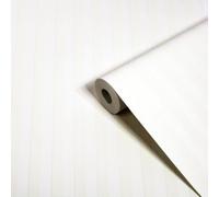 Superfresco Easy White Stripe Contemporary Textured Wallpaper