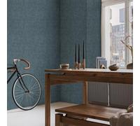 Superfresco Easy Zara Teal Blue Texture Wallpaper