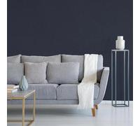 Superfresco Flax Texture Midnight Wallpaper | Navy & Copper | Eco-Friendly