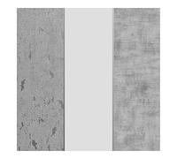 Superfresco Grey Milan Suede Effect Striped Wallpaper | Paste the Paper Application | Grey Striped | Eco-Friendly
