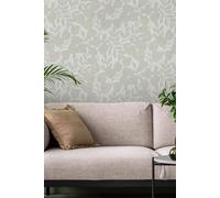 Superfresco Linden Leaf Trail Wallpaper In Green Green 10000mm_x_520mm