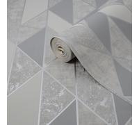 Superfresco Milan Silver Smooth Wallpaper Sample
