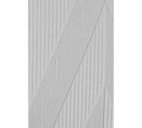 Superfresco Nouveau Geometric White Luxury Textured Paintable Vinyl Wallpaper 106579