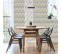 Super fresco Homespun Geo Ochre Wallpaper