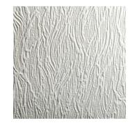 Superfresco Paintable Bark Texture White Durable Wallpaper White 10000mm_x_520mm