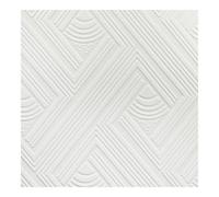 Superfresco Paintable Paintable Geometric Textured White Durable Heavy Duty Wallpaper Superfresco Paintable White