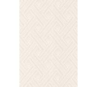 SUPERFRESCO COLOURS SUPERFRESCO WHITE SFW GEOMETRIC WALLPAPER, White
