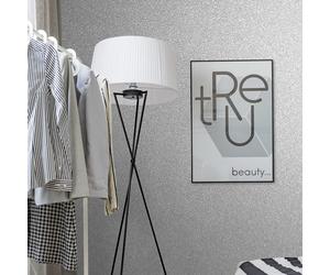 Superfresco Pixie Dust Silver Shimmer Glitter Plain Wallpaper 106374