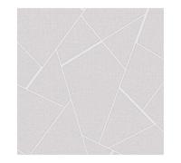 Super fresco Quartz Fractal Metallic Grey and Silver Geometric Wallpaper (was £16.99)