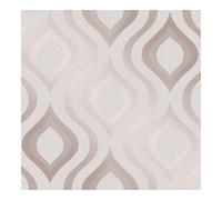 Superfresco Quartz Geo Rose Gold Wallpaper | Metallic Geometric | Eco-Friendly