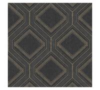 SUPERFRESCO COLOURS SAVILE ROW - CHARCOAL WALLPAPER, Black