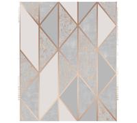 Superfresco Silver Milan Geometric Wallpaper In Rose Gold Rose Gold