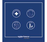 Superfresco Single Lining Wallpaper White 1000 High Grade Paintable