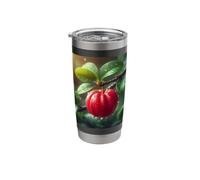 Superfruit Acerola Cherries Guarani Cherry Barbados Cherry Stainless Steel Insulated Tumbler