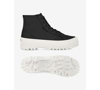 Superga 2341 Alpina Nappa Boots Black White Black - 36