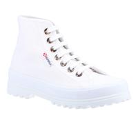 Superga 2341 Alpina Resin Eyelets 100% Cotton Women's White Boots