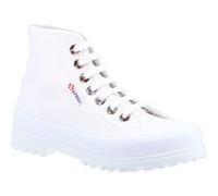 Superga 2341 Alpina Resin Eyelets 100% Cotton WoMens White Boots - Size UK 5.5