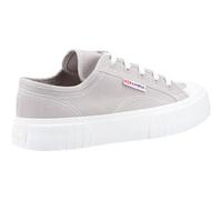 Superga 2630 Stripe Grey Colomba Canvas Trainers