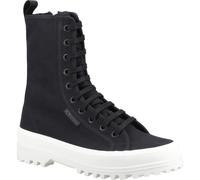 Superga 2641 Alpina High Cotton Blend Women's Black Boots UK 4