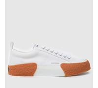 Superga 2660 Stripe Big Bumper Trainers in White UK 6.5 (EU 40)