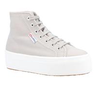 Superga 2708 Hi Top Ankle Boots - Grey Colomba/White Avorio - UK 7 / EU 41 / US 9.5