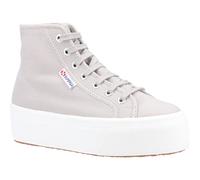 Superga 2708 Hi Top Ankle Boots - Grey Colomba/White Avorio - UK 6.5 / EU 40 / US 9